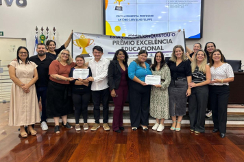 Escolas municipais recebem premiações da Secretaria de Educação do Estado