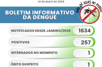 Itapeva registra 257 casos de Dengue positivos no município
