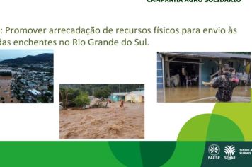 Campanha para arrecadação de donativos é realizada