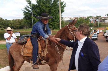Tropeiros chegam no Parque Pilão D’água