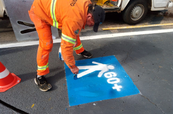 Prefeitura realiza melhorias na pintura de sinalização horizontal
