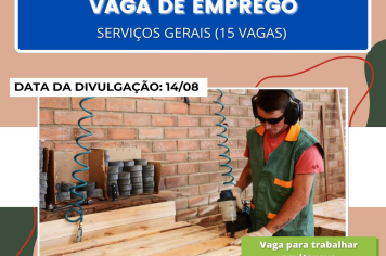 PAT divulga a abertura de novas vagas de emprego em Itapeva