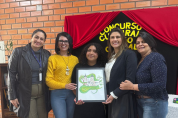 Aluna Maria Eduarda Werneck dos Santos Lara é a grande campeã do Concurso Cultural de Criação do logotipo oficial do desfile de aniversário de Itapeva 