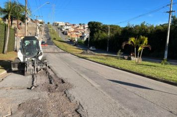 Recapeamento asfáltico na cidade