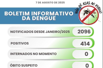 Itapeva registra 414 casos de Dengue positivos no município