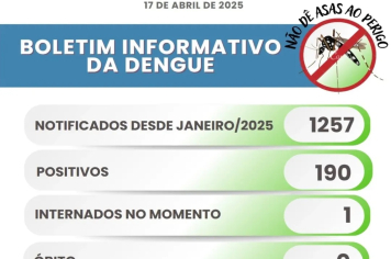 Itapeva registra 190 casos de Dengue positivos no município
