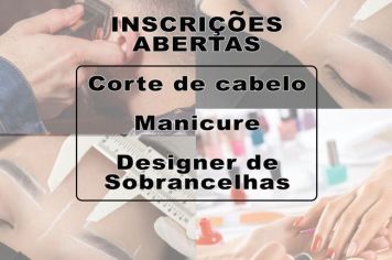Inscrições abertas para cursos na área de beleza