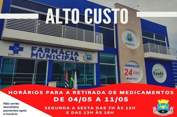 População é orientada sobre datas para a retirada de medicamentos do Alto Custo
