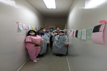 Ação realizada pelo CAPS II, leva mensagens de carinho aos profissionais da linha de frente no combate à Covid-19