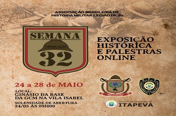 GCM e Associação Brasileira de História Militar realizarão a Semana de 32