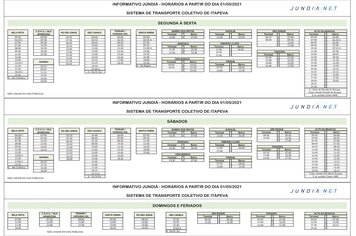 Prefeitura informa novos horários do transporte coletivo