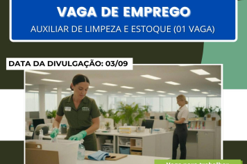 PAT divulga a abertura de novas vagas de emprego em Itapeva