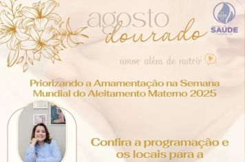 Secretaria da Saúde inicia campanha para o incentivo do aleitamento materno
