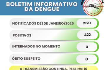 Itapeva já registrou 422 casos de Dengue positivos neste ano