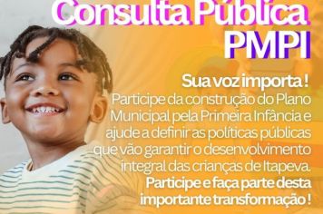 Plano Municipal pela Primeira Infância é elaborado