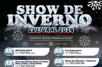 Diversas atrações culturais prometem esquentar o inverno de Itapeva