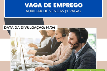 PAT divulga a abertura de novas vagas de emprego em Itapeva