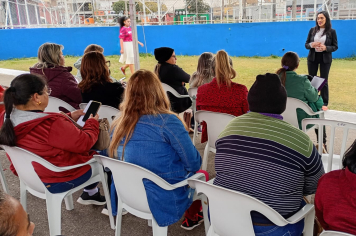 Combate à violência contra a mulher foi tema de palestra na Praça de Eventos 