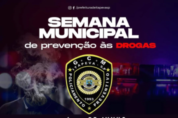 Prefeitura de Itapeva promove a Semana Municipal de Prevenção às Drogas