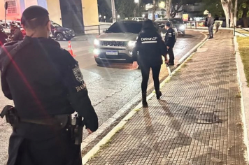 GCM realiza operação de fiscalização de trânsito em parceria com o DETRAN e Polícia Militar