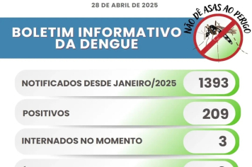 Itapeva registra 209 casos de Dengue positivos no município