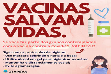 Vacinas salvam vidas!