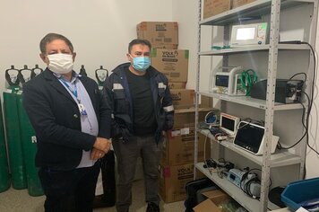 Samu de Itapeva cede mais um respirador para a Santa Casa