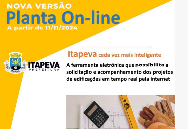 Prefeitura desenvolve nova versão do sistema Planta On-line