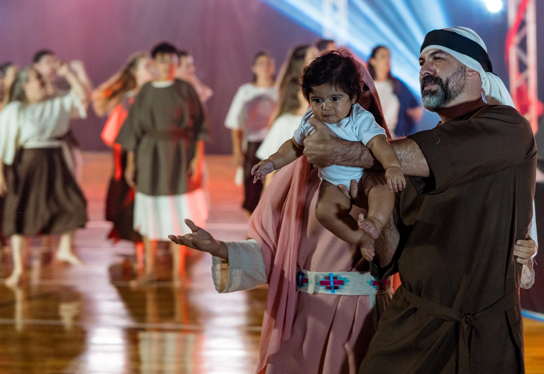 Tradicional espetáculo religioso é realizado em Itapeva