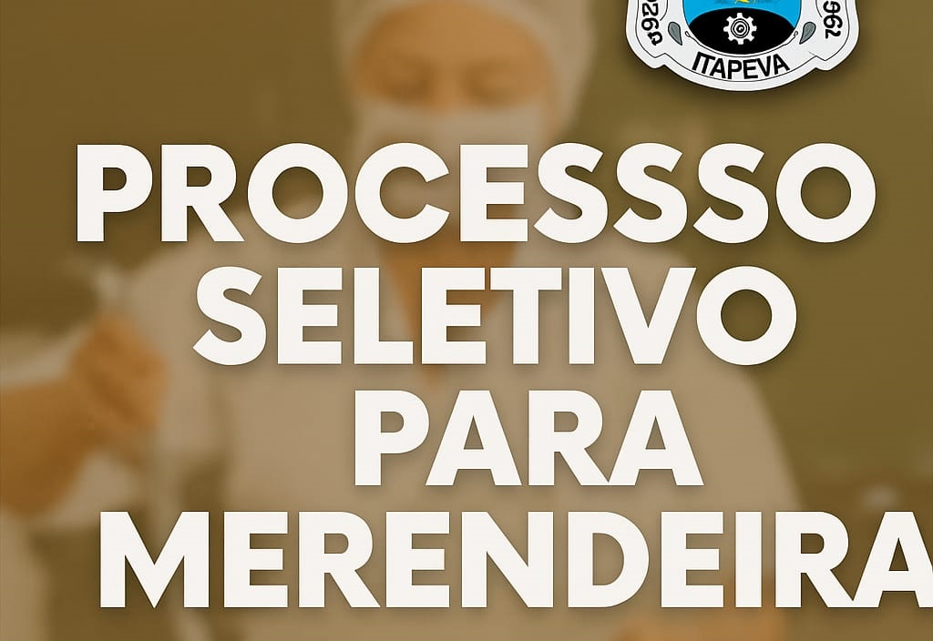Prefeitura abre processo seletivo para contratação de merendeiras