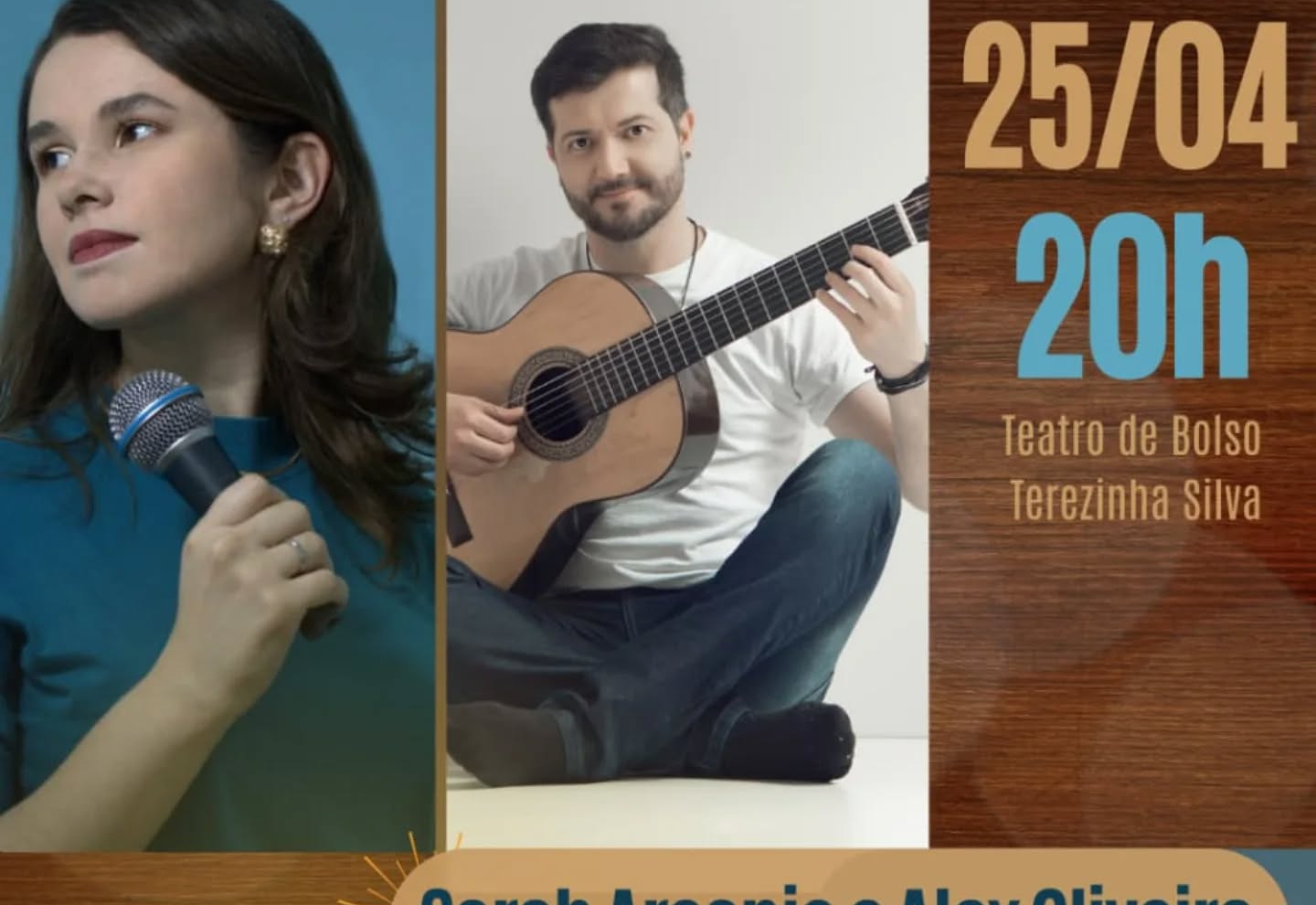 Músicas nacionais que marcaram época são apresentadas no Teatro de Bolso