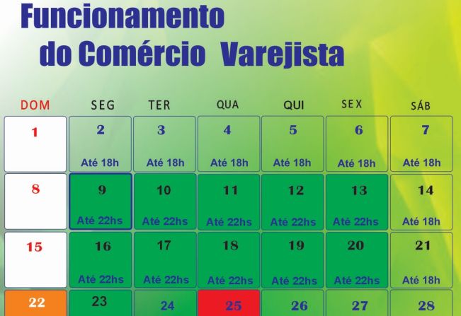 Comércio de Itapeva funciona em horário especial a partir desta segunda (09)