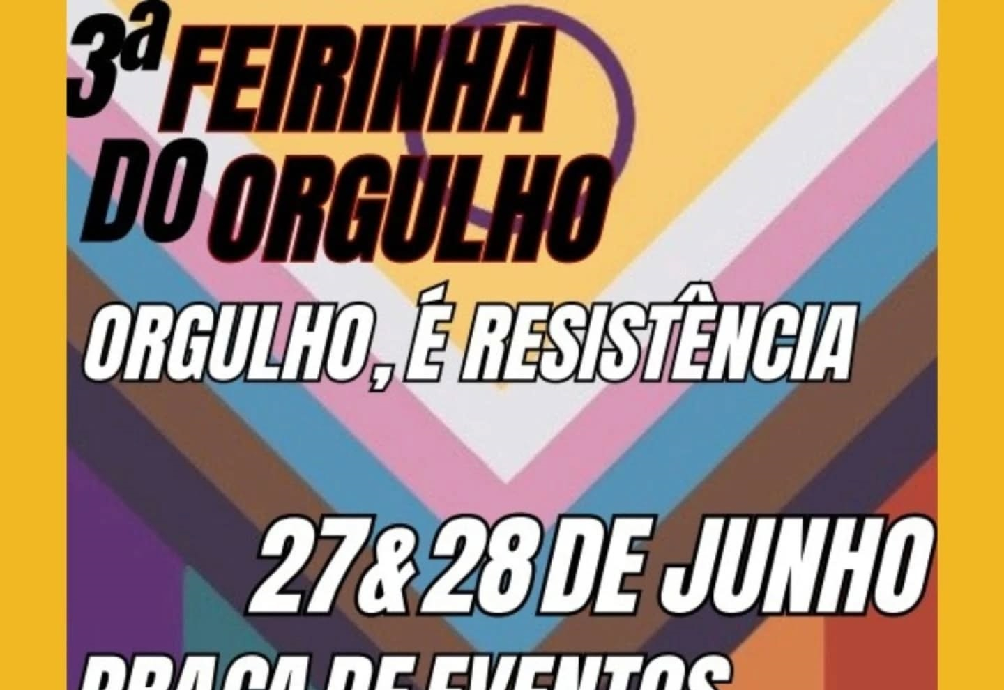 Prefeitura convida a população para a 3ª Feirinha do Orgulho