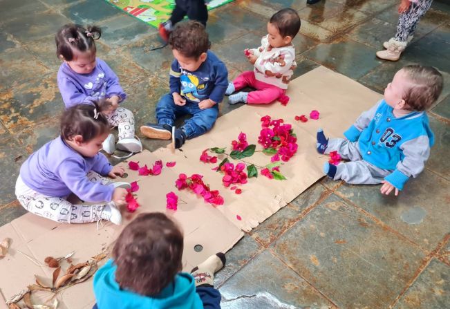 Alunos da Educação Infantil participam de aulas de Educação Ambiental