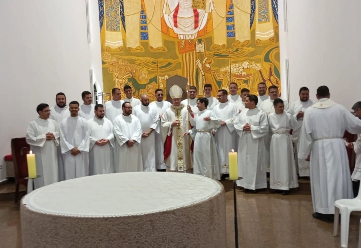 Prefeitura participa de missa em homenagem à padroeira e ao Dia dos Avós