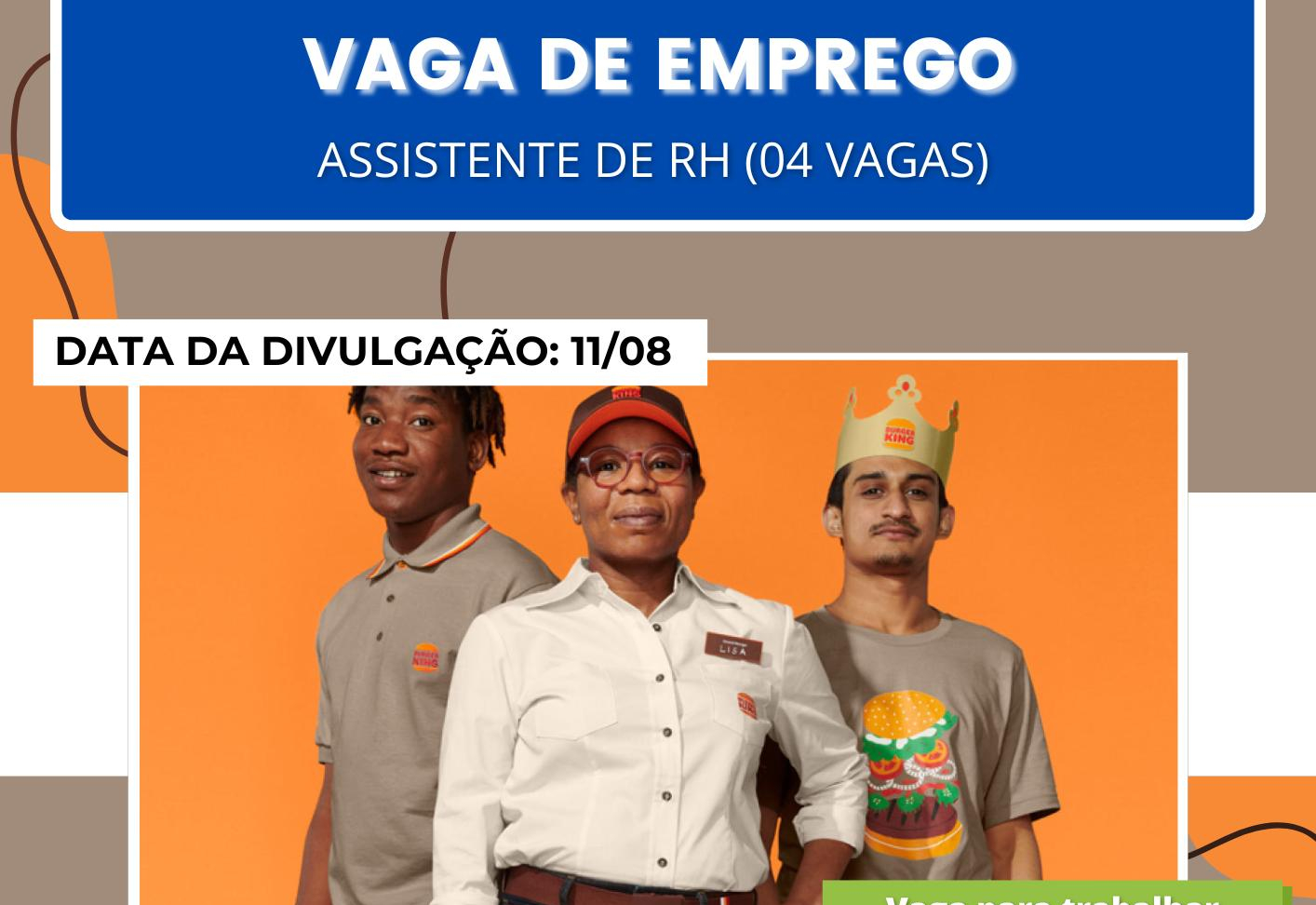  PAT divulga a abertura de novas vagas de emprego em Itapeva