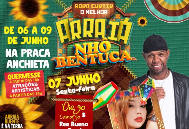 Arraiá Nhô Bentuca promete agitar o público nesta sexta (07/06)