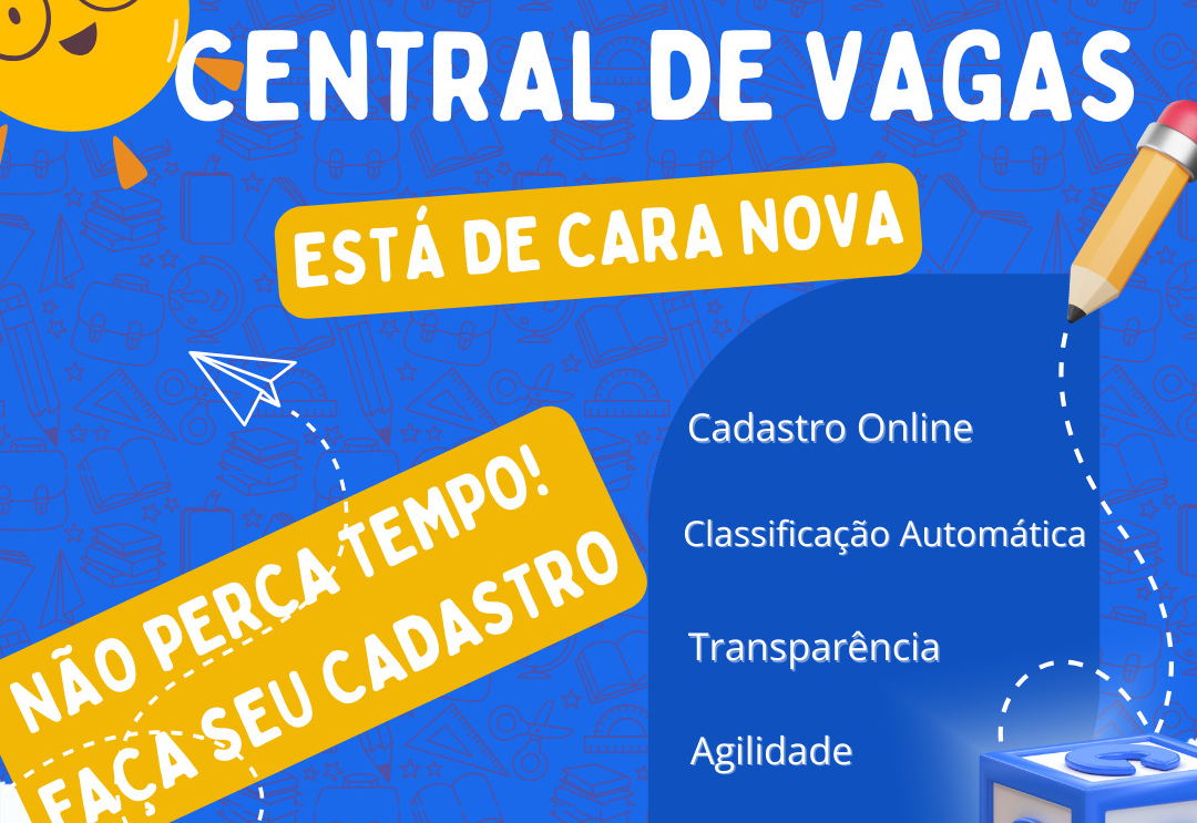 Inscrição na Educação Infantil pode ser feita diretamente pelo site da Prefeitura