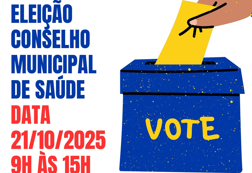 Secretaria Municipal de Saúde realizará dia 21 de outubro, a eleição para o Conselho Municipal de Saúde