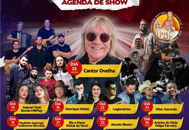 Festa de Santana segue agitando Itapeva com música de qualidade, comidas típicas e diversão