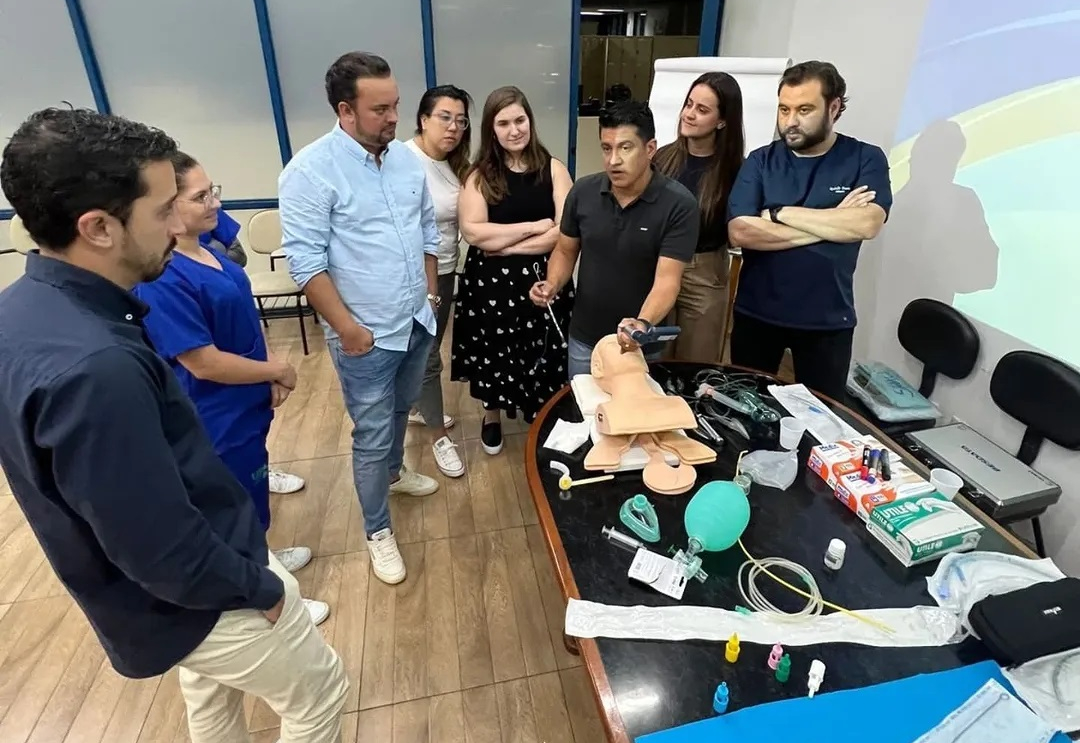 Profissionais da Saúde participam de atualização em manejo de vias aéreas