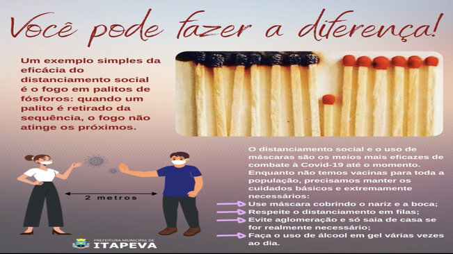 Você pode fazer a diferença!